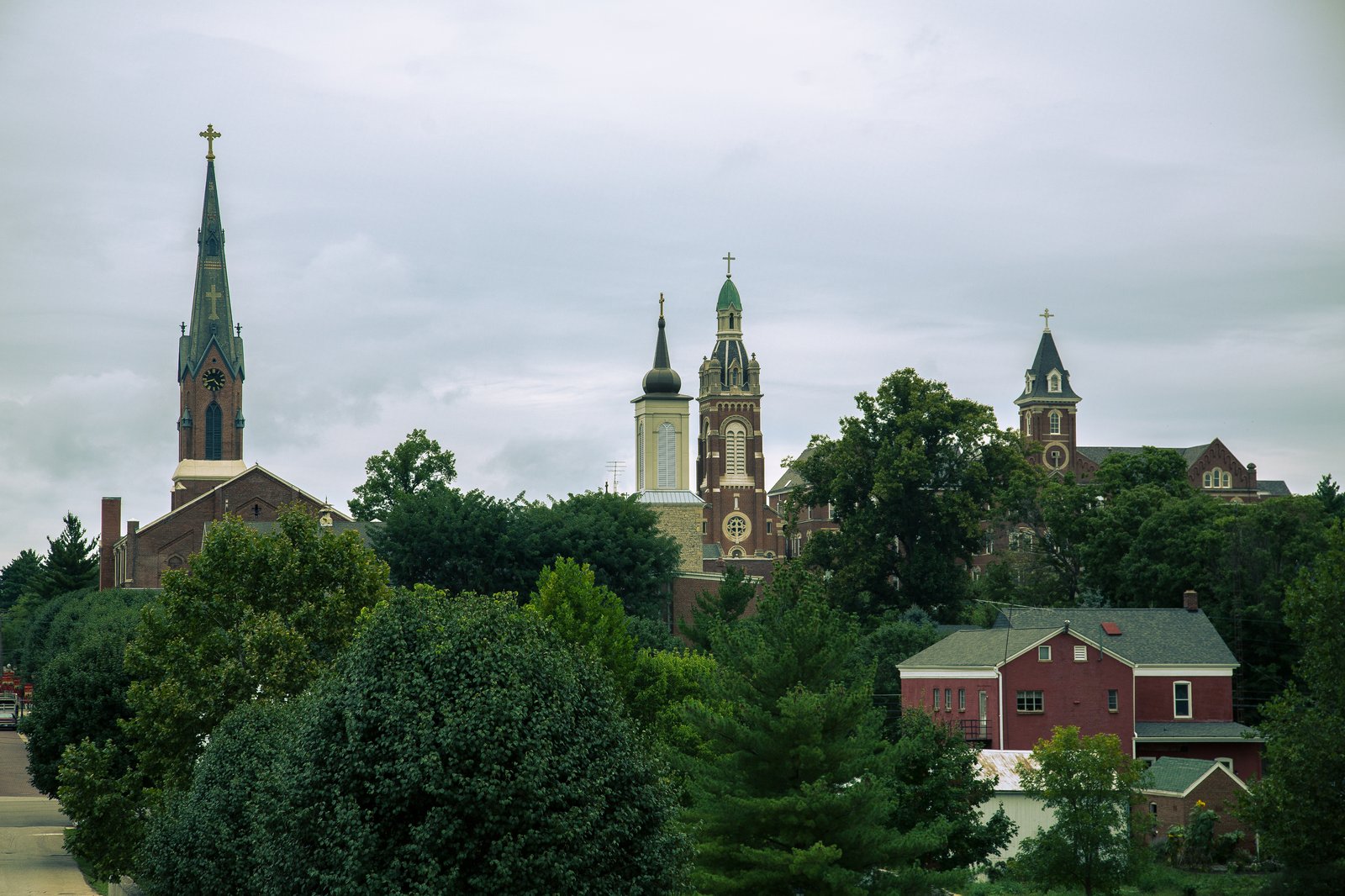 Historic Oldenburg, Indiana, the Village of Spires.